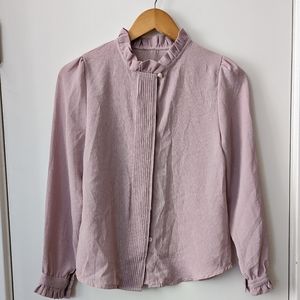 Women Size S - Lavender Dress Shirt Blouse. So Pretty!